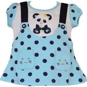 Premium Baby Girls Short Sleeves Frock Dress with ..