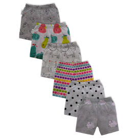 Hosiery Cotton Shorts - Multi Print