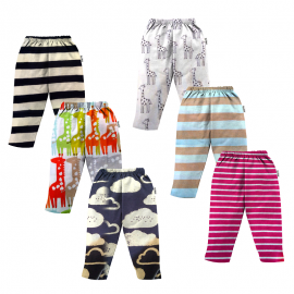 Hosiery Cotton Pyjama Pant  - Multi Print