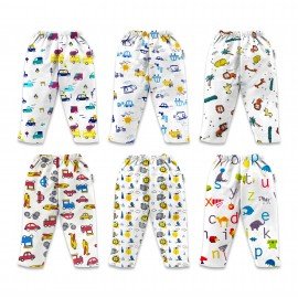 Hosiery Cotton Pyjama Pant  - White Base Designs